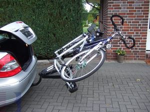 E- Bike Heckträger ATERA Strada Sport M, E- Bike für d. Anhängerkupplung AHK Heckträger für E-Bike Elektrofahrrad