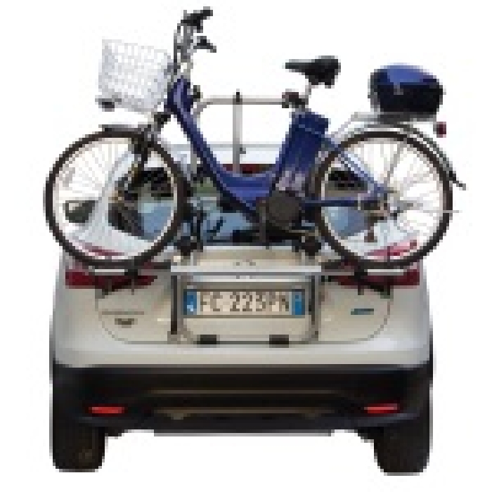 Toyota RAV 4 o. Reserverad an der Heckklappe, 5-T SUV Bj. 2013-2015, kompatibler Fabbri E-Bike Träger f. E- Bike- Elektrofahrrad