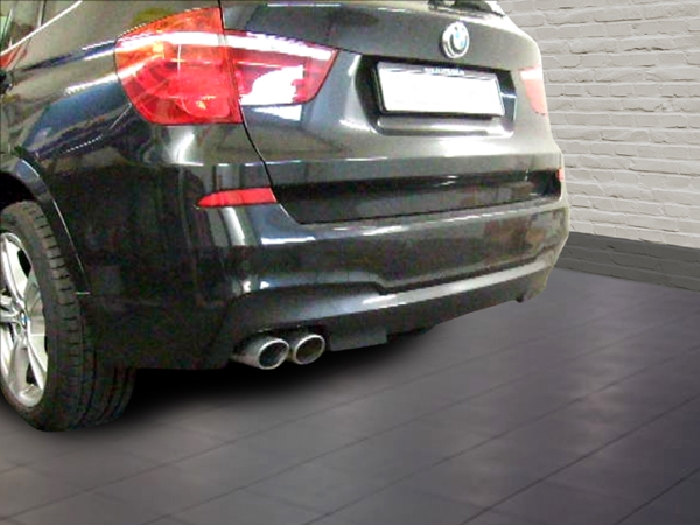 Anhängerkupplung für BMW-X3 F25 Geländekombi, spez. M- Performance, Baureihe 2014- V-abnehmbar