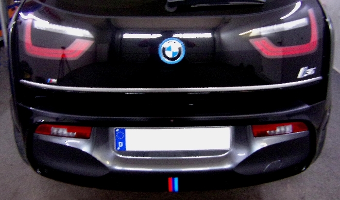 Anhängerkupplung für BMW-i3 I01 (inkl. REX), nur für Heckträgerbetrieb, Montage nur bei uns im Haus, Baureihe 2013-2017 V-abnehmbar