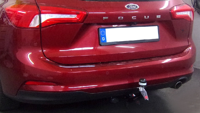 Anhängerkupplung für Ford-Focus Kombi, nicht RS, ohne Elektrosatzvorbereitung, Baureihe 2018- V-abnehmbar