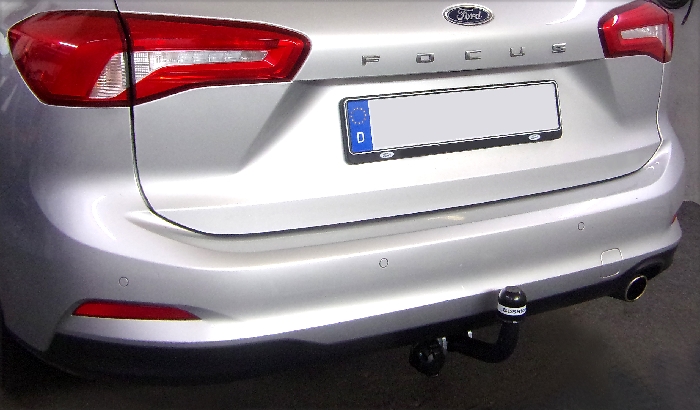 Anhängerkupplung für Ford-Focus Kombi, nicht RS, mit Elektrosatzvorbereitung, Baureihe 2018- starr