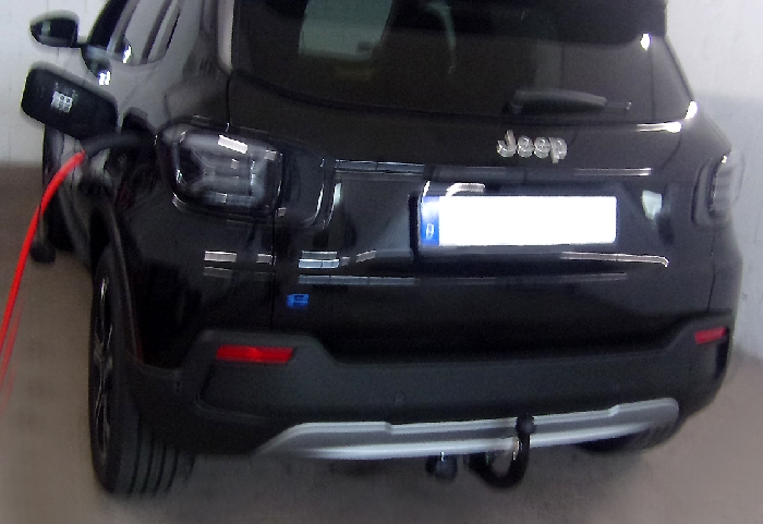 Anhängerkupplung für Jeep-Avenger Elektro (inkl. Longitude, inkl. Altitude), nur für Heckträgerbetrieb, Montage nur bei uns im Haus, Baureihe 2023- V-abnehmbar