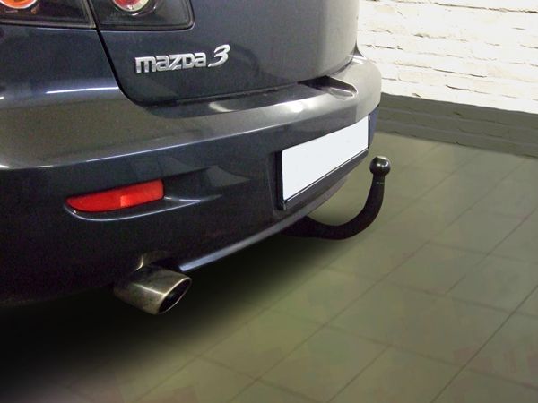 Anhängerkupplung für Mazda-3 Fließheck Sport, nicht für MPS, Baureihe 2003-2009 V-abnehmbar
