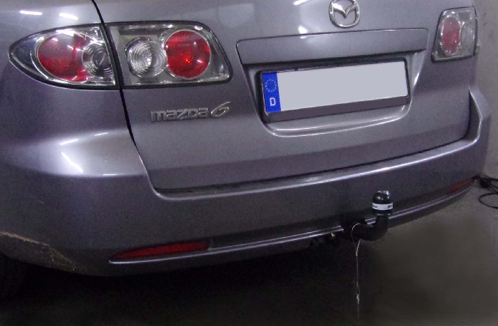 Anhängerkupplung für Mazda-6 Kombi, incl. Sport, nicht MPS - 260 PS, Baureihe 2005-2008 abnehmbar