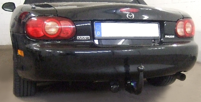 Anhängerkupplung für Mazda-MX 5, NB nur für Heckträgerbetrieb, Montage nur bei uns im Haus, Baureihe 1997-2005 V-abnehmbar