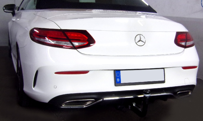 Anhängerkupplung für Mercedes-C-Klasse Cabrio A205, spez. m. AMG Sport o. Styling Paket, Baureihe 2018- V-abnehmbar