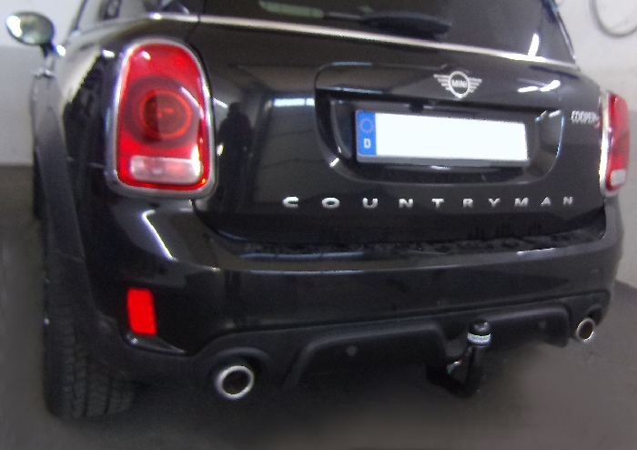 Anhängerkupplung für MINI-Countryman F60 Countryman, spez. JCW John Cooper Works ALL4, Fzg. mit Anhängelastfreigabe, Baureihe 2017- V-abnehmbar