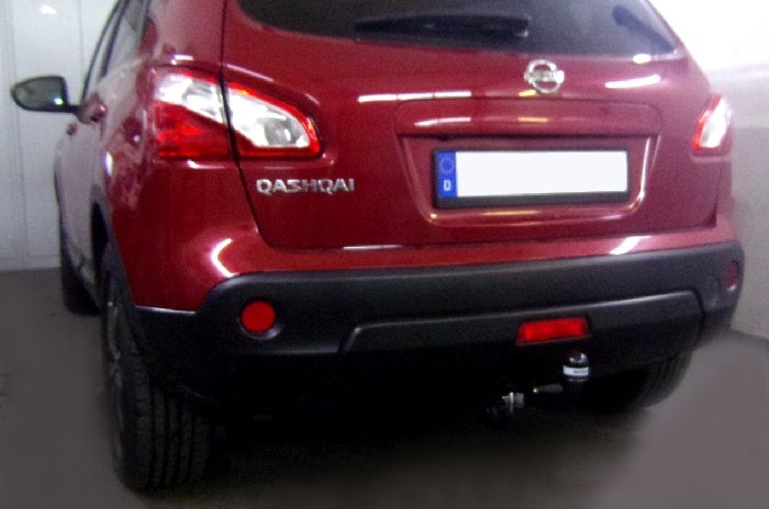 Anhängerkupplung für Nissan-Qashqai 3-5 türig, auch +2, Baureihe 2007-2014 starr