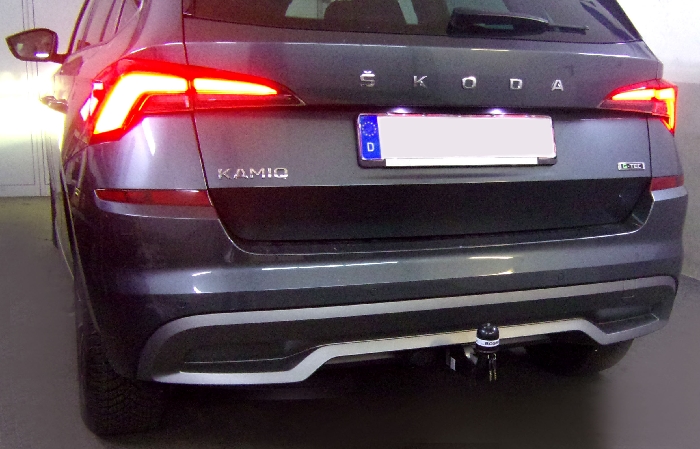 Anhängerkupplung für Skoda-Kamiq spez. G-Tec, nur für Heckträgerbetrieb, Baureihe 2019- V-abnehmbar