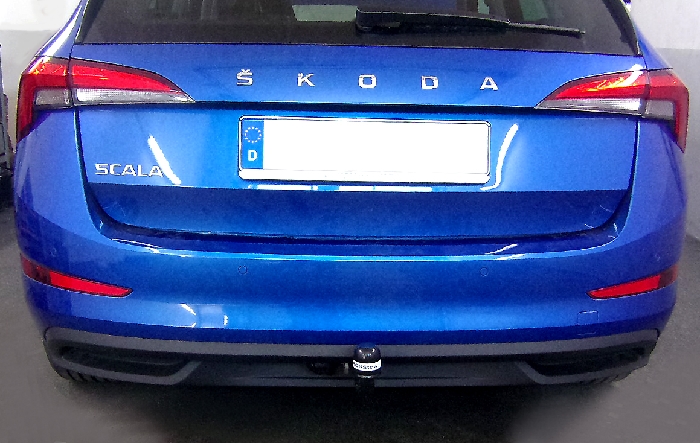 Anhängerkupplung für Skoda-Scala für Fahrzeuge mit AHK-Vorbereitung (vorab Anhängelast prüfen), Baureihe 2019-2023 starr