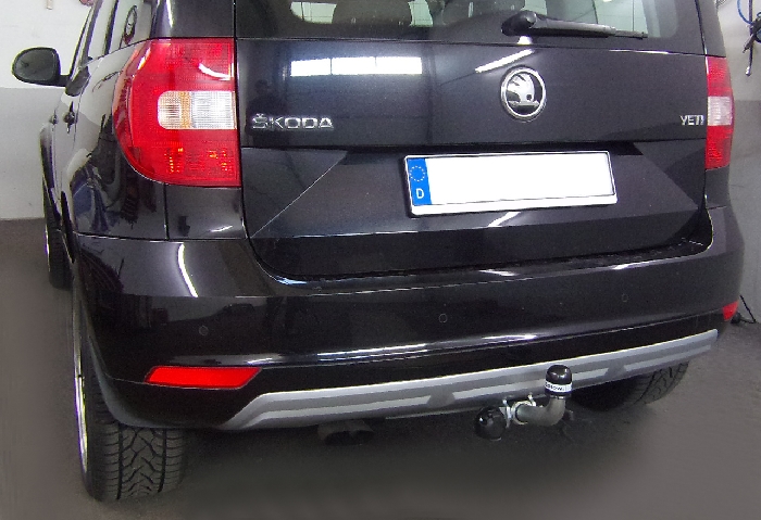 Anhängerkupplung für Skoda-Yeti, Baureihe 2014-2017 abnehmbar