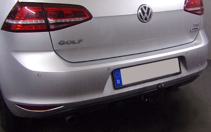 Anhängerkupplung für VW-Golf VII Limousine, nicht 4x4, Baureihe 2014-2017 S- schwenkbar