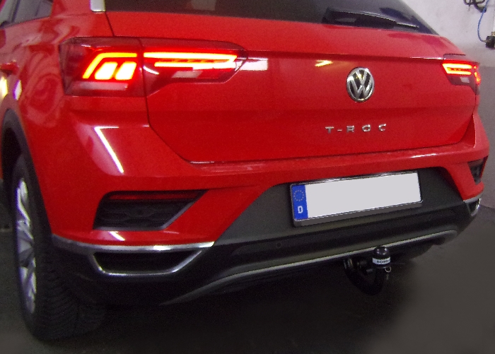 Anhängerkupplung für VW-T-roc, Baureihe 2017-2021 V-abnehmbar 45 Grad