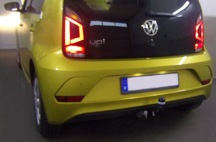 Anhängerkupplung für VW-Up nicht Erdgas, nicht eUp, nicht GTI, nur für Heckträgerbetrieb, Baureihe 2016- abnehmbar