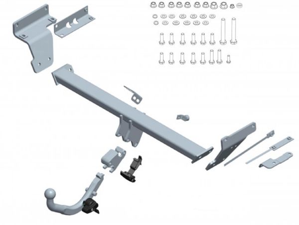 Anhängelast erhöhen für Nissan Qashqai J10, Bj. 12.2006-2014 (horizontal abnehmbare AHK inkl. Gutachten)