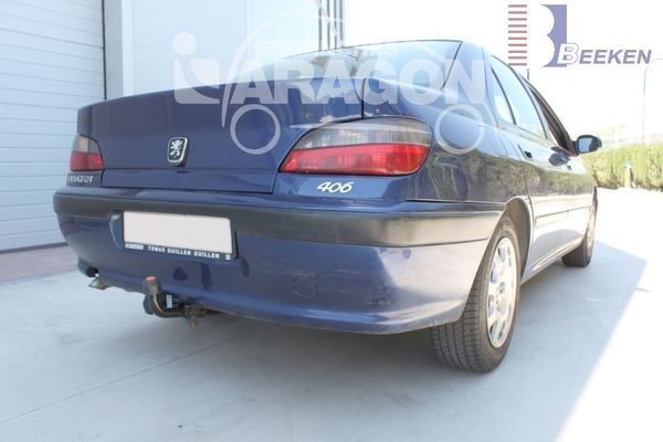 Anhängerkupplung für Peugeot-406 Limousine, Baureihe 1999-2004 starr