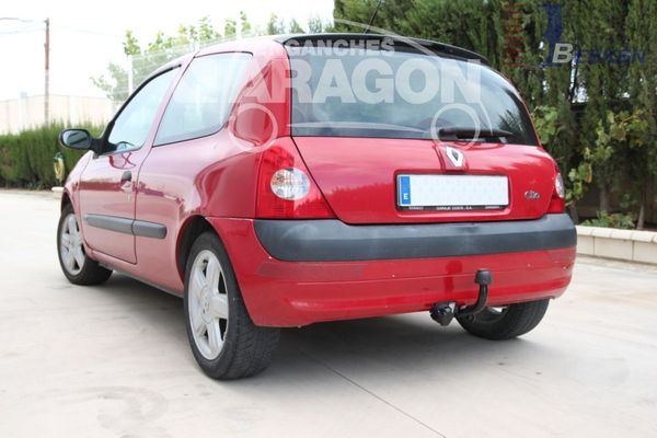 Anhängerkupplung für Renault-Clio II Fließheck, nicht 16V 1,8 Rsi Baccara, Baureihe 2001-2004 starr