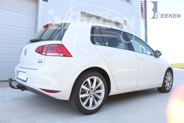 Anhängerkupplung für VW-Golf VII Limousine, nicht 4x4, Baureihe 2012-2014 starr