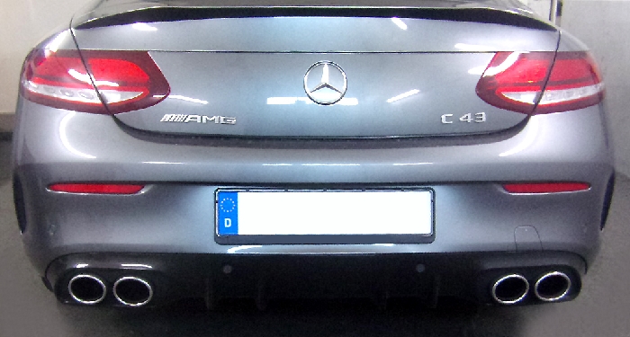 Anhängerkupplung für Mercedes-AMG-AMG C43 Cabrio A205 Ausführung C43 (vorab Anhängelastfreigabe prüfen), Baureihe 2016-2018 V-abnehmbar
