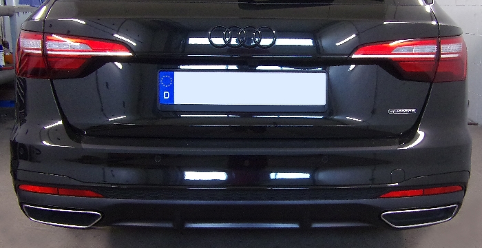 Anhängerkupplung für Audi-A4 Avant Quattro, incl. S4, nicht RS, Baureihe 2015-2024 V-abnehmbar