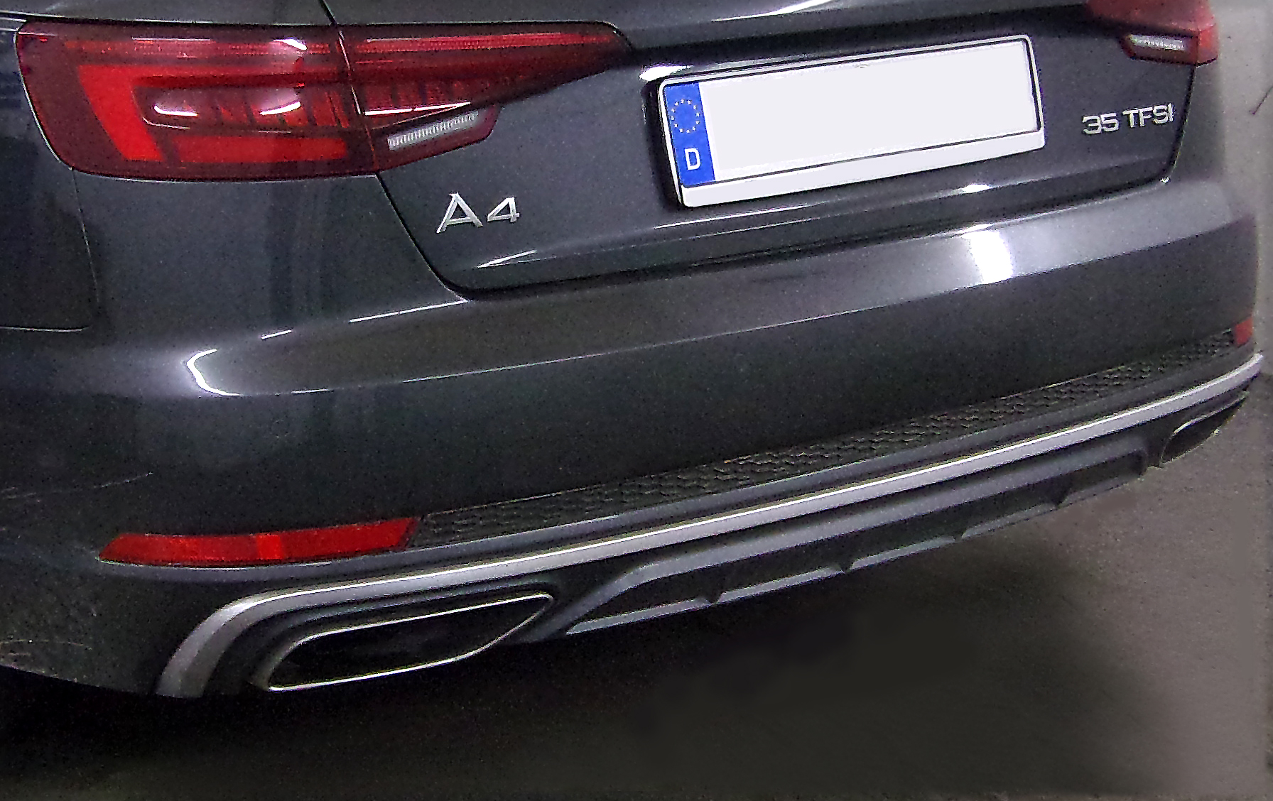 Anhängerkupplung für Audi-A4 Limousine nicht Quattro, nicht S4, speziell S-Line, Baureihe 2015-2024 V-abnehmbar