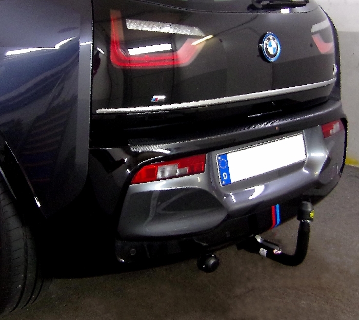 Anhängerkupplung für BMW-i3 I01 (inkl. REX), nur für Heckträgerbetrieb, Montage nur bei uns im Haus, Baureihe 2017- V-abnehmbar