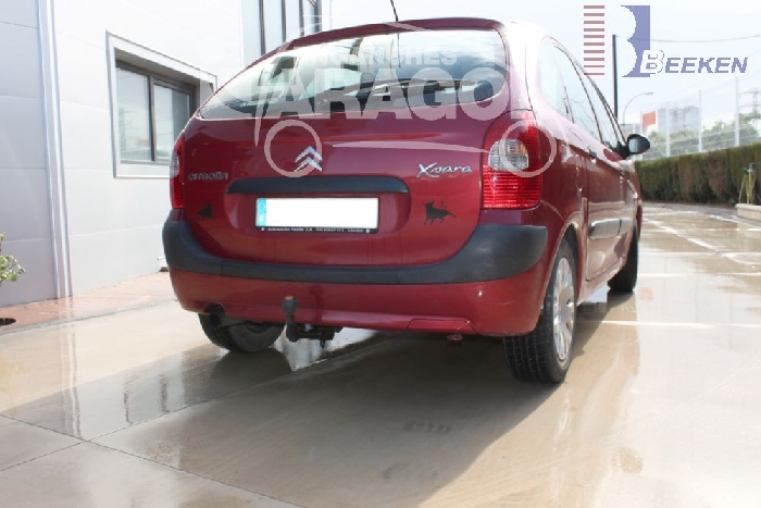 Anhängerkupplung für Citroen-Xsara Picasso, Baureihe 1999-2004 starr