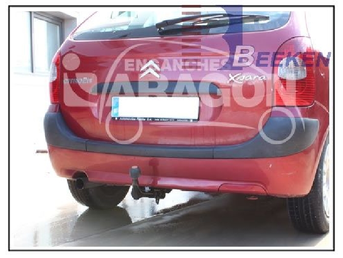 Anhängerkupplung für Citroen-Xsara Picasso, Baureihe 1999-2004 starr