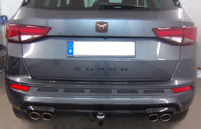 Anhängerkupplung für Cupra-Ateca vorab Anhängelast prüfen, Baureihe 2023- V-abnehmbar