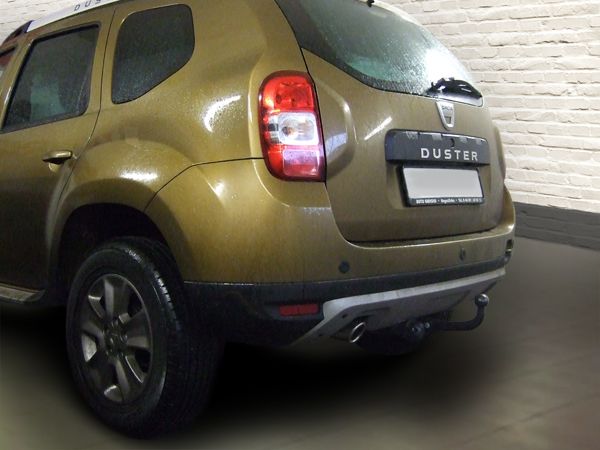 Anhängerkupplung für Dacia-Duster SUV, speziell Fzg. mit LPG Gas 2WD und 4WD, Baureihe 2010-2012 starr