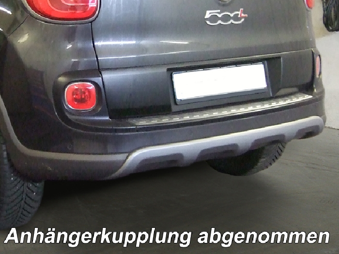 Anhängerkupplung für Fiat-500 L, Baureihe 2017-2022 V-abnehmbar