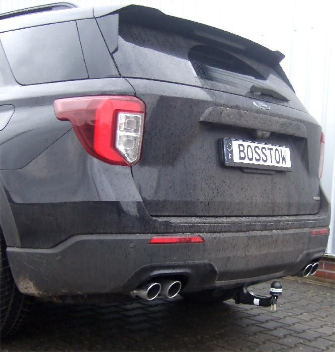 Anhängerkupplung für Ford-Explorer VI, ST-line 4WD, inkl. Hybrid, Baureihe 2019-2024 V-abnehmbar
