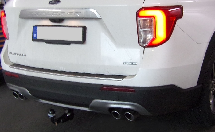 Anhängerkupplung für Ford-Explorer VI, Platinium 4WD, inkl. Hybrid, Baureihe 2019-2024 V-abnehmbar