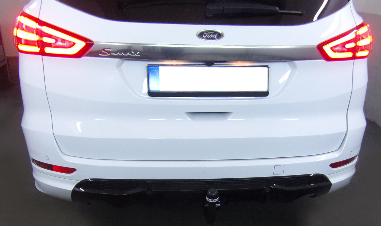 Anhängerkupplung für Ford-S-Max speziell ST line, auch m. Fuss Sensor Heckklappe, Baureihe 2016- V-abnehmbar