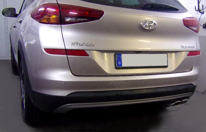 Anhängerkupplung für Hyundai-Tucson, Baureihe 2018-2020 abnehmbar