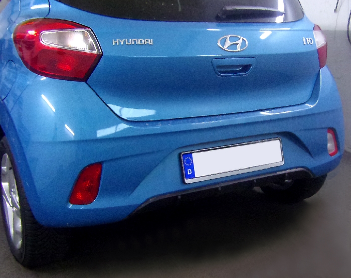 Anhängerkupplung für Hyundai-I10 Fließheck AC3, AI3, nur Fzg. mit Anhängelastfreigabe, Baureihe 2020- V-abnehmbar