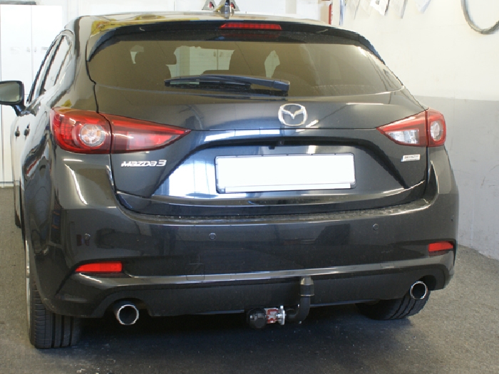 Anhängerkupplung für Mazda-3 Fließheck, Baureihe 2013-2019 starr