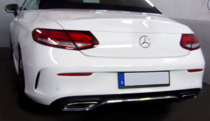 Anhängerkupplung für Mercedes-C-Klasse Cabrio A205, spez. m. AMG Sport o. Styling Paket, Baureihe 2018- V-abnehmbar