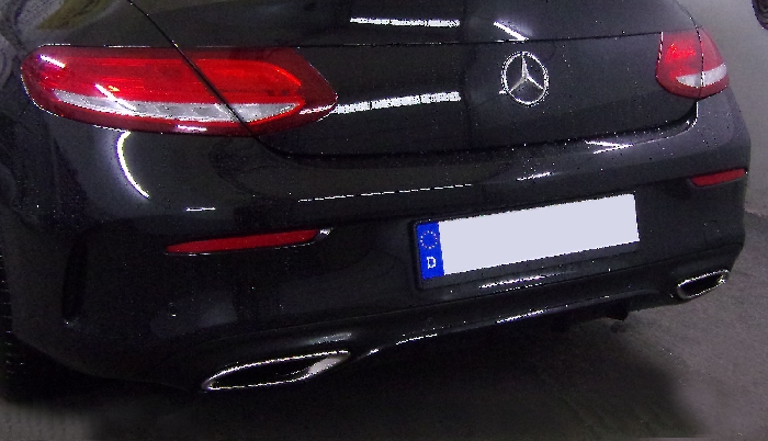 Anhängerkupplung für Mercedes-C-Klasse Coupe C205, spez. m. AMG Sport o. Styling Paket, Baureihe 2016-2018 V-abnehmbar