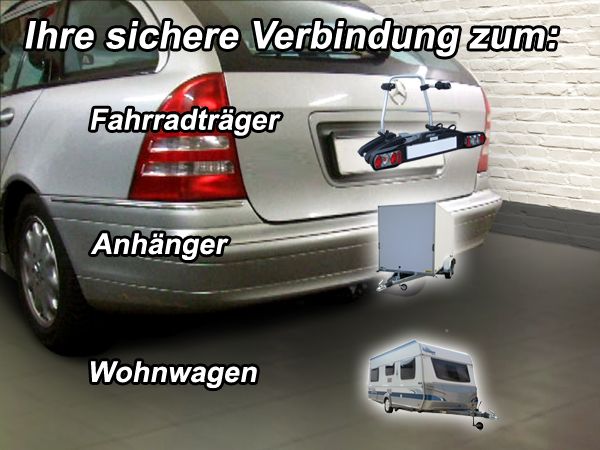 Anhängerkupplung für Mercedes-C-Klasse Kombi W203, Baureihe 2005-2007 starr