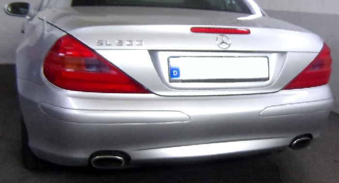 Anhängerkupplung für Mercedes-SL R 230 III, nur für Heckträgerbetrieb, Montage nur bei uns im Haus, Baureihe 2008-2011 V-abnehmbar