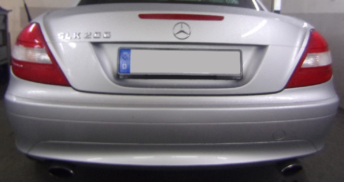 Anhängerkupplung für Mercedes-SLK R171, nur für Heckträgerbetrieb, Montage nur bei uns im Haus, Baureihe 2004- V-abnehmbar