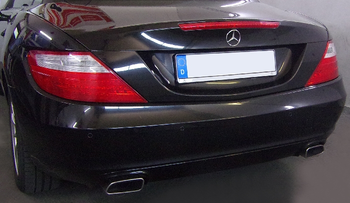 Anhängerkupplung für Mercedes-SLK R172, nur für Heckträgerbetrieb, Montage nur bei uns im Haus, Baureihe 2011- V-abnehmbar