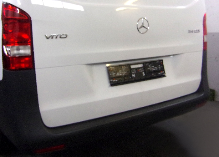 Anhängerkupplung für Mercedes-Vito W447, mit Elektrosatzvorbereitung, Baureihe 2014-2024 starr