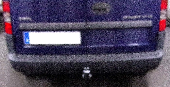 Anhängerkupplung für Opel-Combo C, incl. Tour, Baureihe 2001-2011 starr