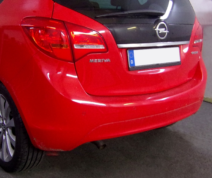 Anhängerkupplung für Opel-Meriva B, Minivan, nicht für Kfz. mit Fahrradträgersystem Flex-Fix, Baureihe 2010-2014 starr