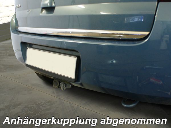 Anhängerkupplung für Opel-Meriva A, Minivan, Baureihe 2003-2010 abnehmbar