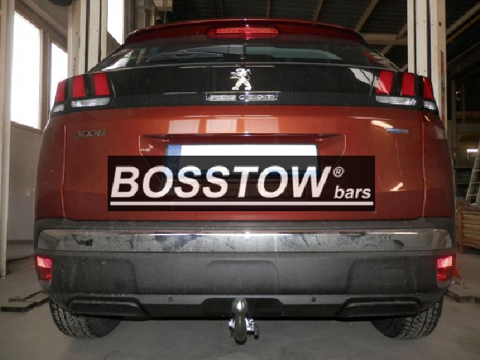 Anhängerkupplung für Peugeot-3008 Fzg. mit Esatz Vorbereitung, Baureihe 2016-2023 abnehmbar
