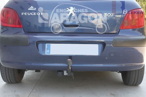 Anhängerkupplung für Peugeot-307 Fließheck, Baureihe 2005- starr
